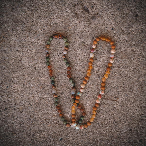 Pine Raw Cognac Amber Necklace