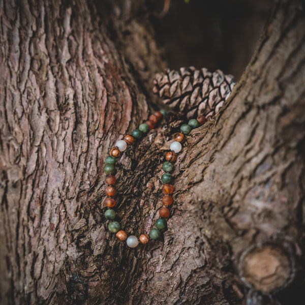 Pine Raw Cognac Amber Necklace