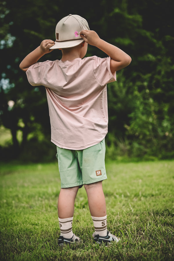 Dusty Rose Oversized Tee